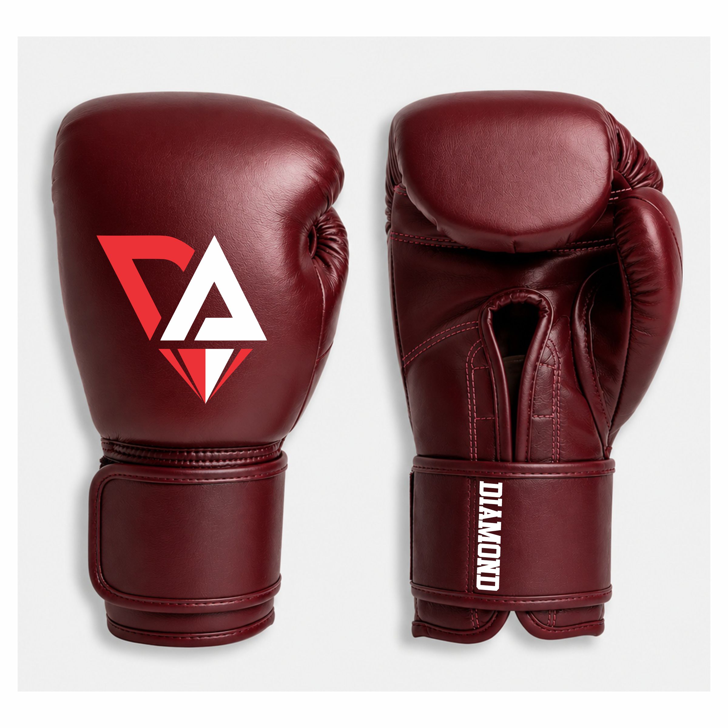 AIBA Approved Competition Boxing Gloves — Official Red Blue Lace-Up, 10oz 12oz, IBA Amateur Tournament Standard